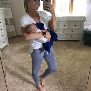 Compression leggings worn twice